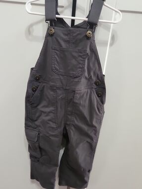 NWOT Duluth Trading Co Gray Kids 2T Overalls
